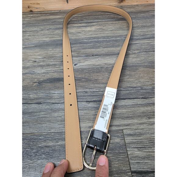 Kate Spade | Black Stitched Leather Belt Plus Size 1X/2X - NWOT main image 7